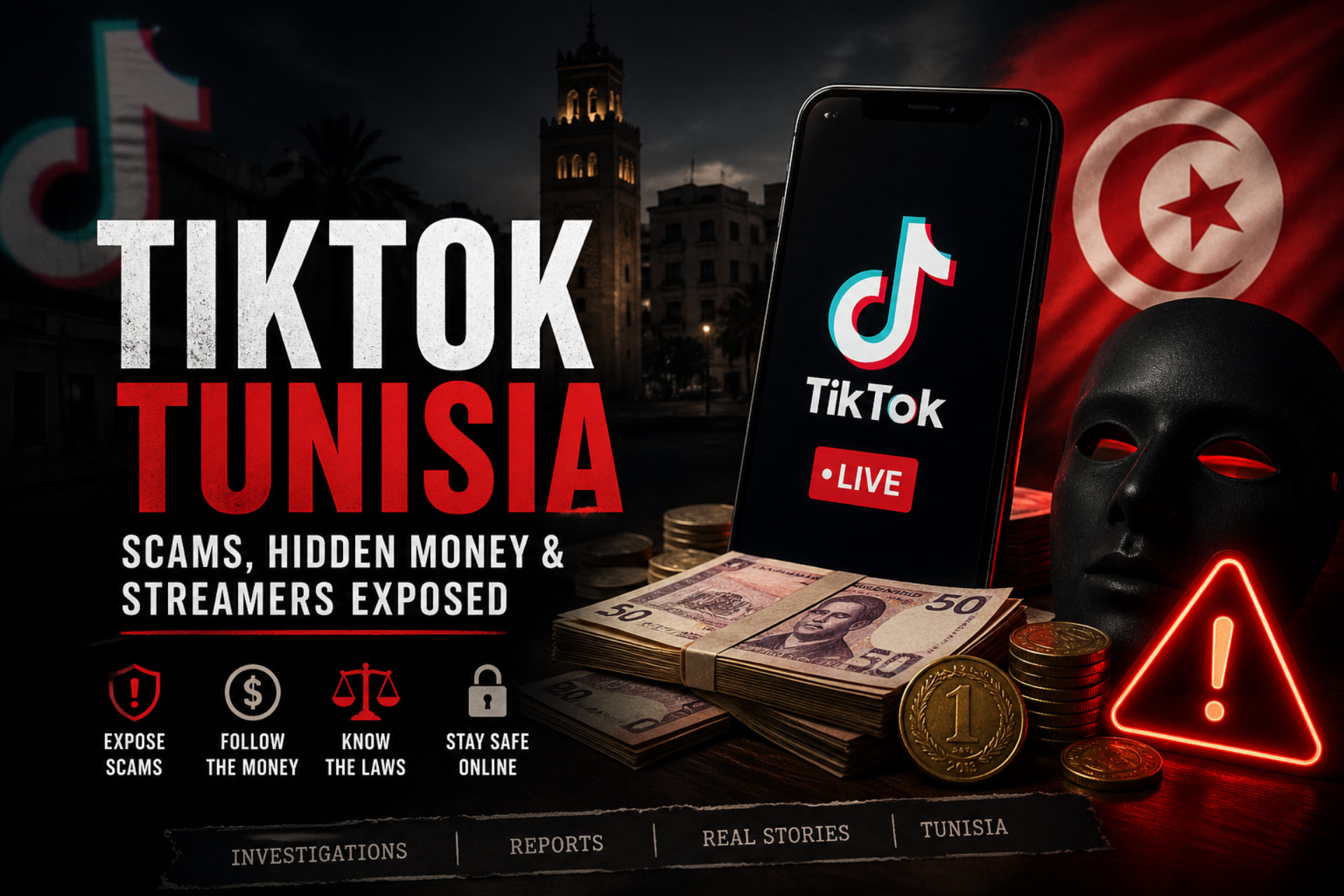 TikTok Tunisia: Scams, Hidden Money & Streamers Exposed