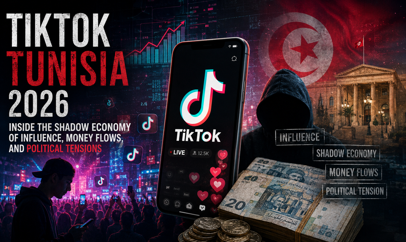 TikTok Tunisia 2026 Investigation: Shadow Economy, Digital Money Flows, Influence Networks, and the Rise of Platform Society